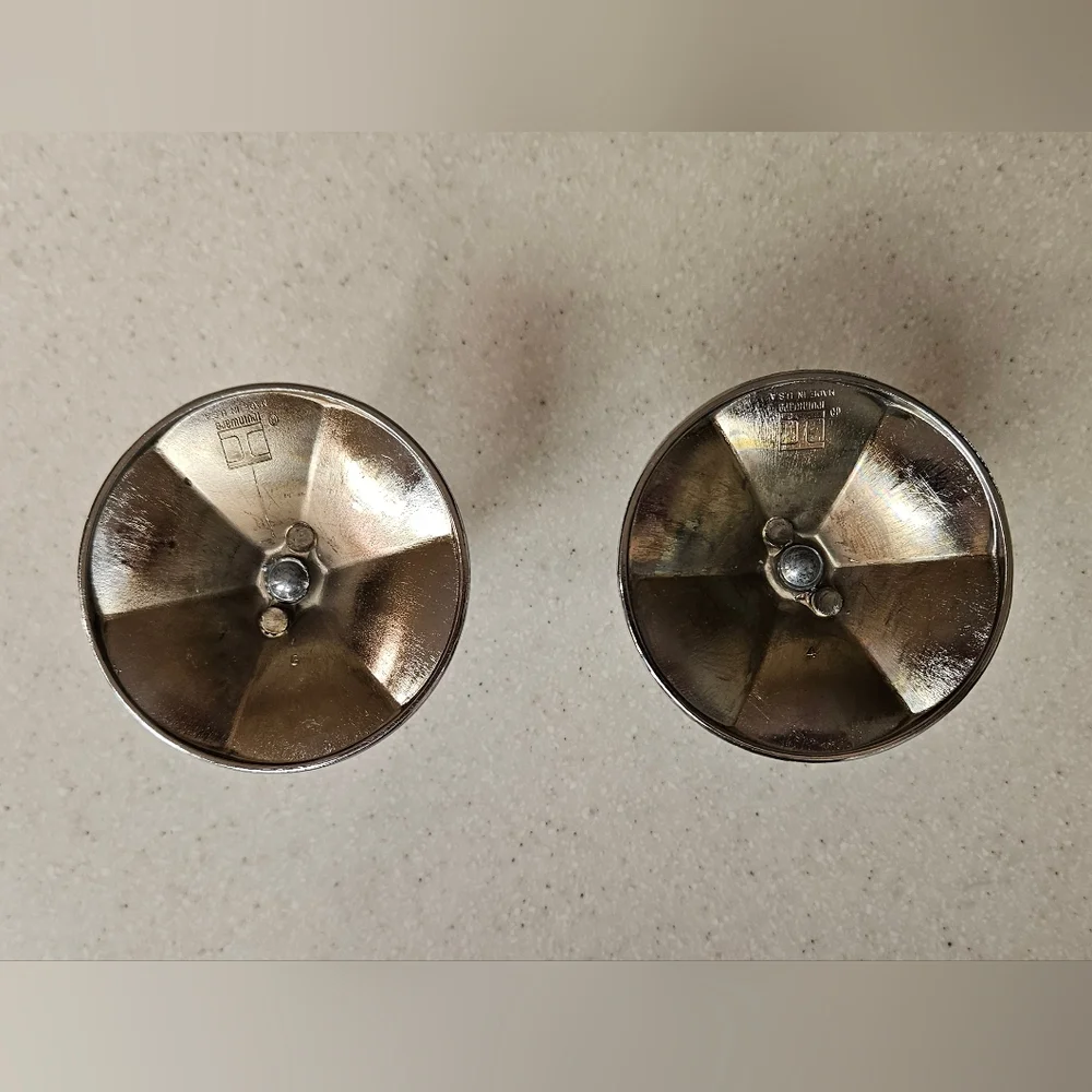 Irvinware Chrome Candlesticks